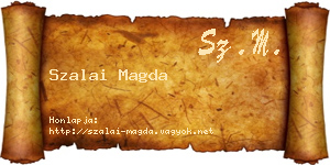 Szalai Magda névjegykártya